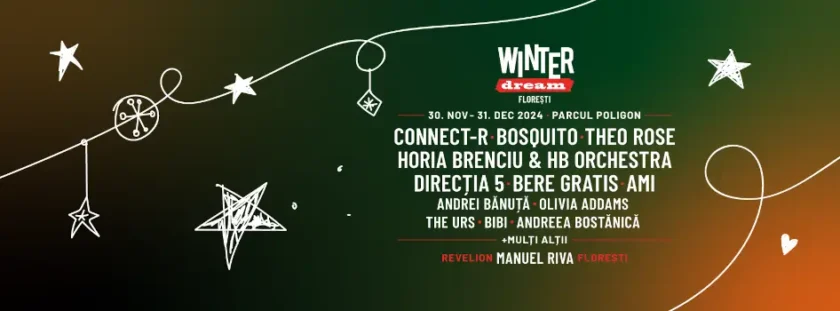 Winter Dream Floresti, program 27-31 decembrie 2024