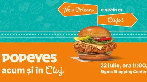 Popeyes se deschide în Cluj pe 22 iulie