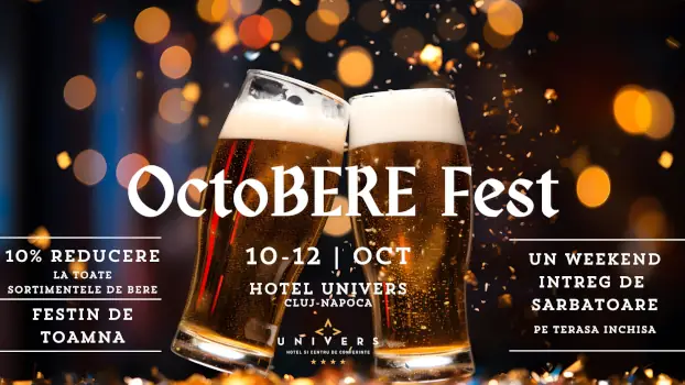Octoberefest Cluj 2025 Univers T: bere, și voie bună