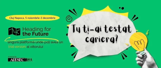 Heading for the Future revine în Cluj-Napoca: evenimentul care îi ajută pe tineri să-și descopere drumul profesional