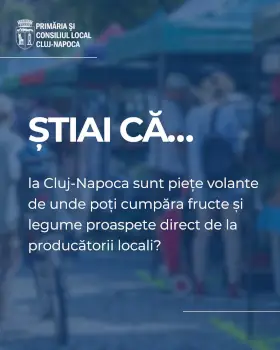 Fructe și Legume Proaspete în Piețele Volante din Cluj