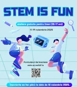 STEM Is Fun” la Cluj – ateliere gratuite pentru tineri