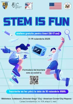 STEM Is Fun” la Cluj – ateliere gratuite pentru tineri