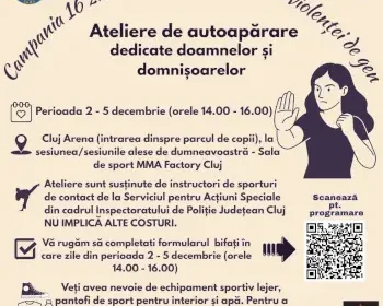 Ateliere gratuite de autoapărare pentru femei la Cluj – premieră națională lansată pe Cluj Arena