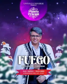 Află când concertează Fuego, Puya și Semnal M la Planeta Crăciun Cluj 2025