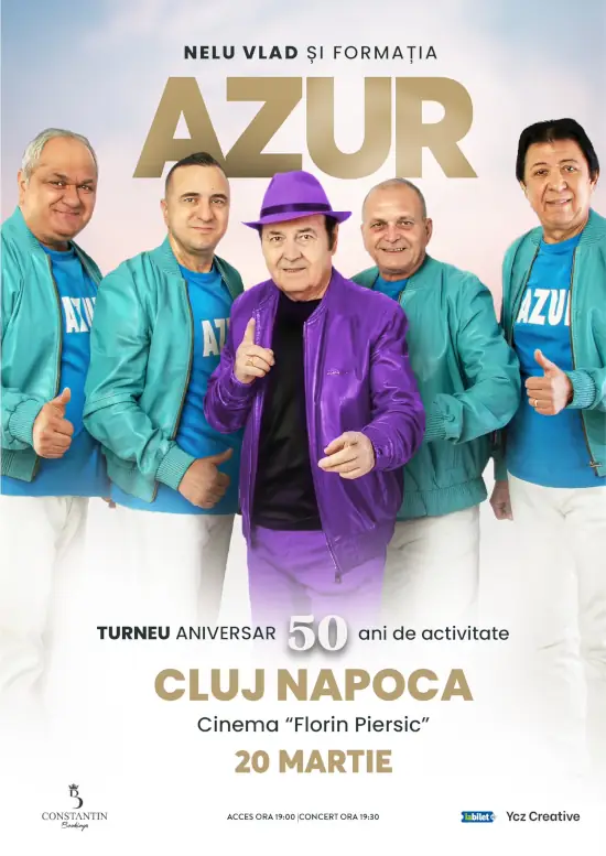 Formația Azur – Turneul Aniversar 50, la Cluj