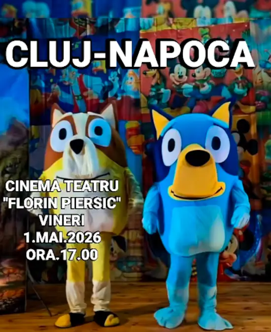 Bingo si Bluey vin la Cluj!