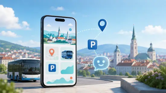 Aplicația și asistentul GPT Cluj360 pentru transport, parcări și informații locale