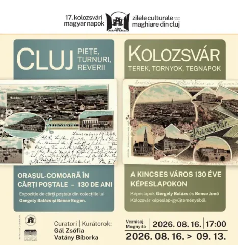 Clujul de ieri, față în față cu orașul de astăzi. 130 de ani de istorie în cărți poștale