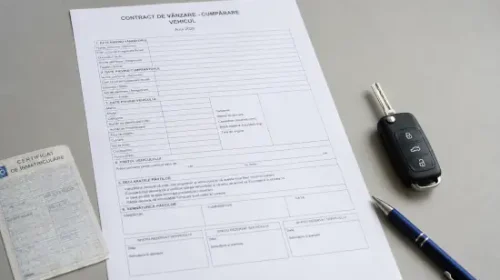 Contractul de vânzare-cumpărare auto s-a schimbat în 2026. Generează gratuit noul formular pe Cluj360