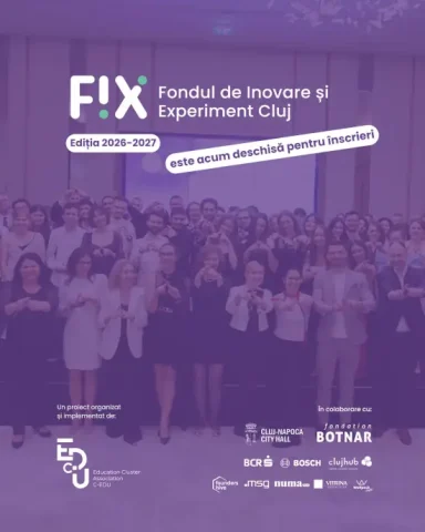 FIX Cluj 2026: înscrieri și finanțări pentru tineri