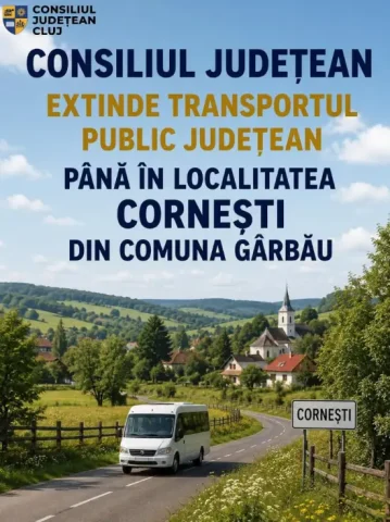Ruta Cluj-Napoca–Turea ar putea fi prelungită până la Cornești
